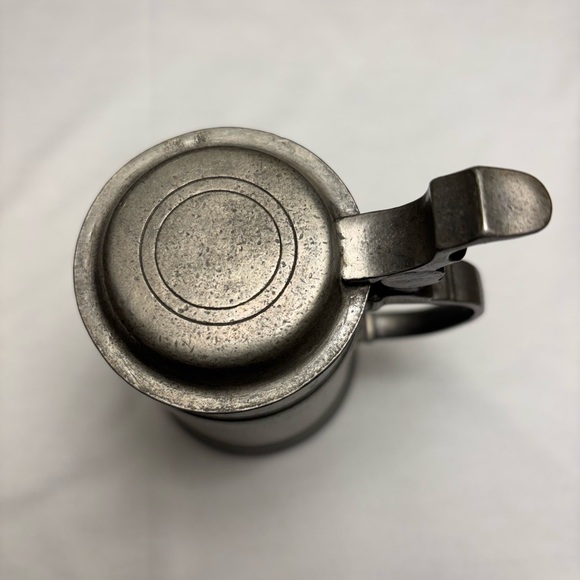 Antique German Kunstauktionshaus Günter Pewter Lidded Tankard. - Picture 9 of 11